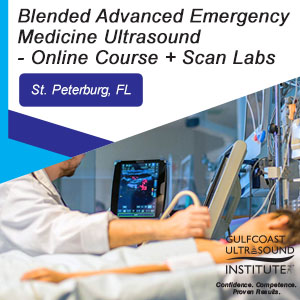 Blended Advanced Emergency Medicine Ultrasound